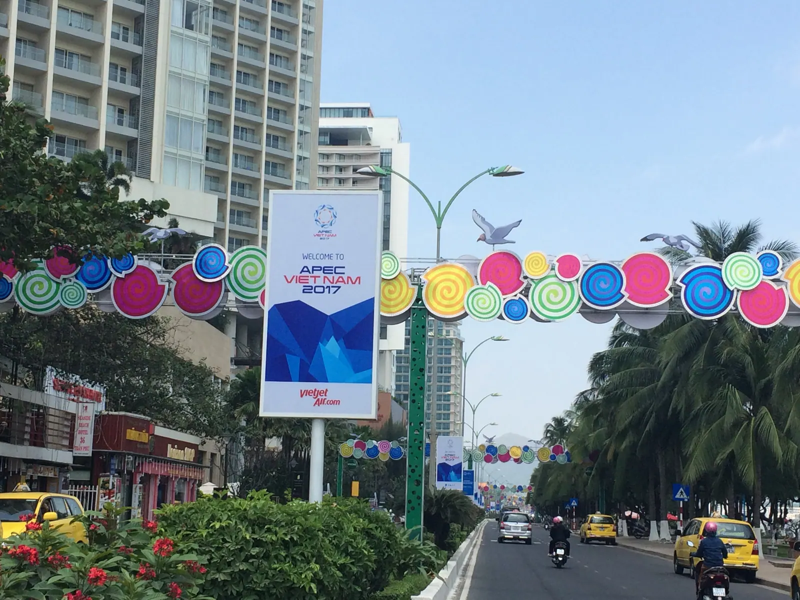 Tran Phu road in Nha Trang.